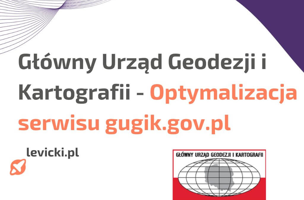optymalizacja serwisu gugik.gov.pl
