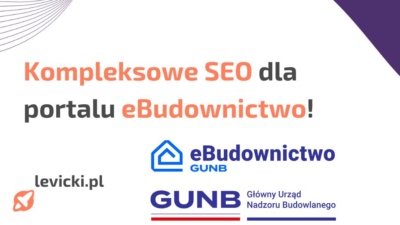 kompleksowe seo dla portalu ebudownictwo
