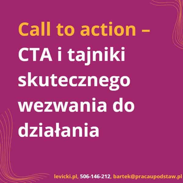Call to action CTA