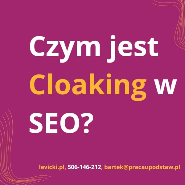 Czym jest Cloaking w SEO?