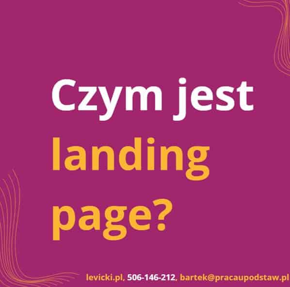 Czym jest landing page?