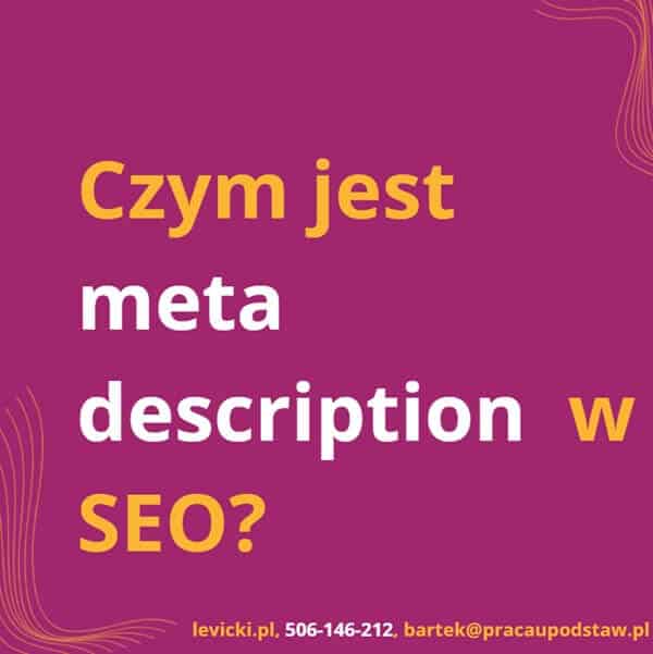 czym jest meta description w SEO?