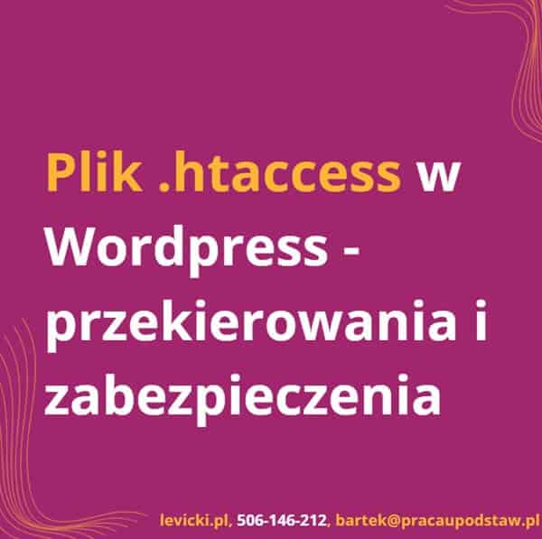 Plik .htaccess w WordPress