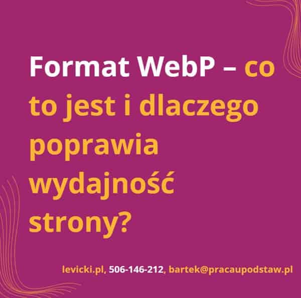 Format WebP – co to jest i dlaczego poprawia wydajność strony?