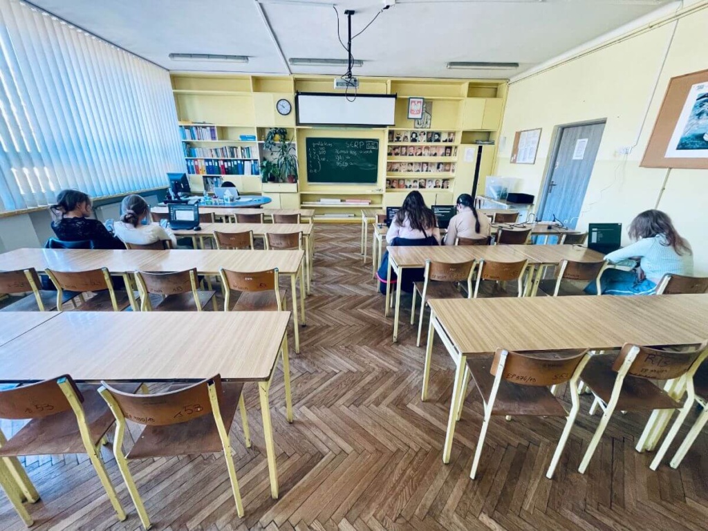 sala lekcyjna zespół szkół mody łódź