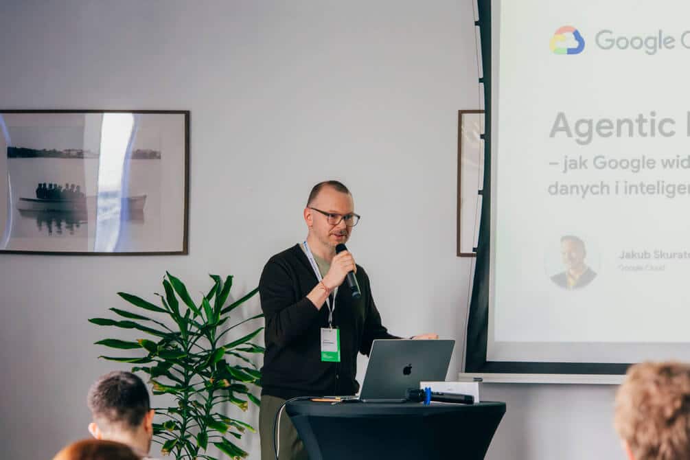 Agentic Data AI wystąpienie na konferencji przedstawiciela Google