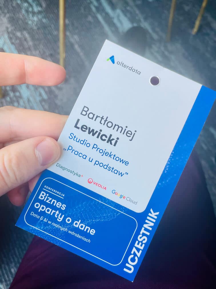 biznes oparty o dane bartłomiej lewicki uczestnik