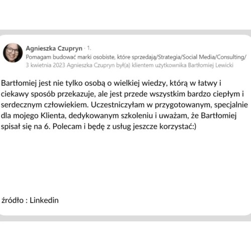 opinia agnieszka czupryn
