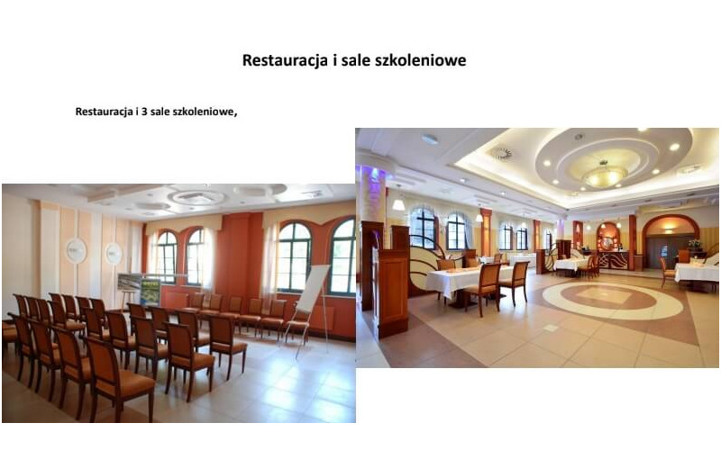Hotel Nest posiada własną restaurację oraz sale szkoleniowe.