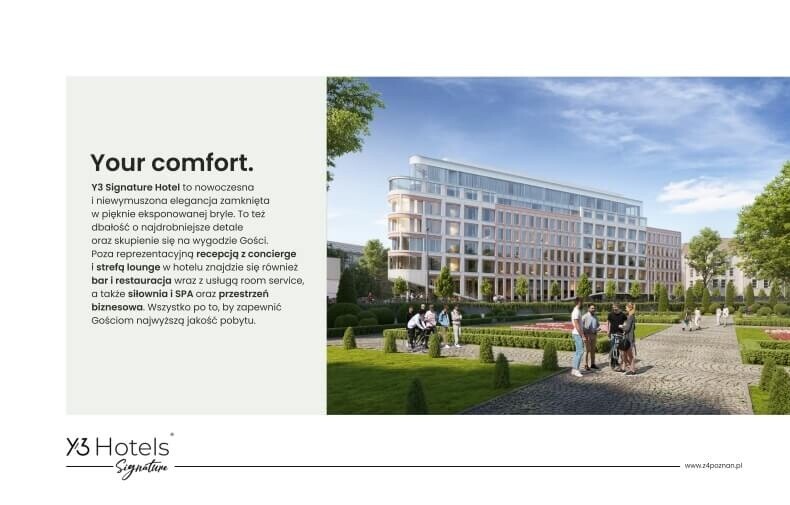 Y3 Hotel - Twój komfort - nowoczesna i niewymuszona elegancja.